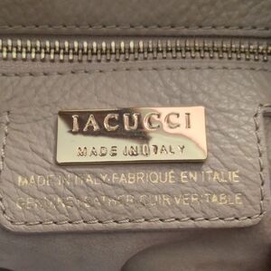 Cream Leather Women's Bag